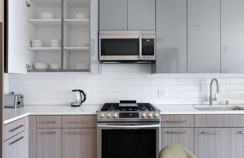 Mountain View Appartement | Upscale Mountain View 1BR w/ Spa, Lounge & W/D, nr Shops, by Blueground