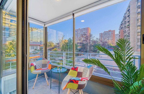 Santiago Appartement | Urban Bloom 3D, Wifi y Estacionamiento