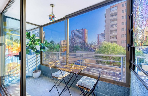 Santiago Appartement | Urban Bloom 3D, Wifi y Estacionamiento