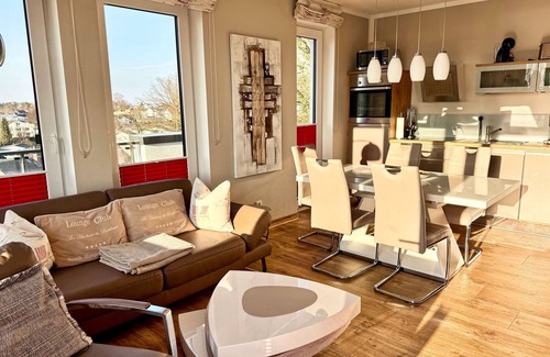 Binz Appartement | Vacation apartment with private sauna and balcony with lake view - Residenz Seeterrassen