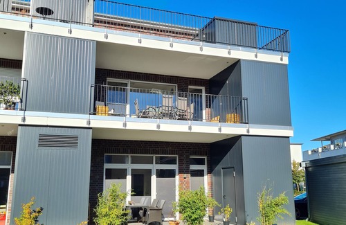 Edewecht Appartement | Vacation apartment "Bei von Seggern's" at the village square Friedrichsfehn with terrace