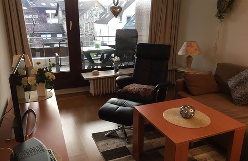 Bad Salzuflen Appartement | Appartement situé près de la spa avec piscine et sauna dans la maison.