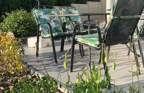 Reinhardshausen Appartement | Vacation apartment with distant views and sunset from your own terrace.