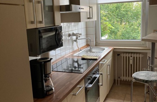 Bad Pyrmont Appartement | Vacation apartment "Dem Himmel so nah" - apartment/apartment, shower, WC, 1 bedroom