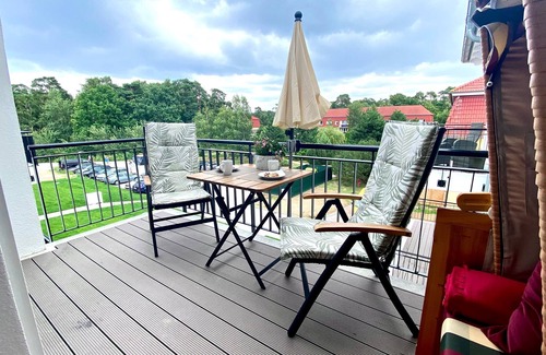 Kuehlungsborn Appartement | Vacation apartment Tor zum Meer new build with sauna, elevator and underground parking