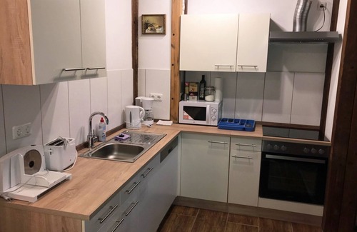 Leppersdorf Appartement | Appartement avec un grand lit de famille pour 2 adultes + 6 enfants dans le manoir près de Dresde