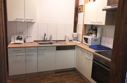 Leppersdorf Appartement | Appartement avec un grand lit de famille pour 2 adultes + 6 enfants dans le manoir près de Dresde
