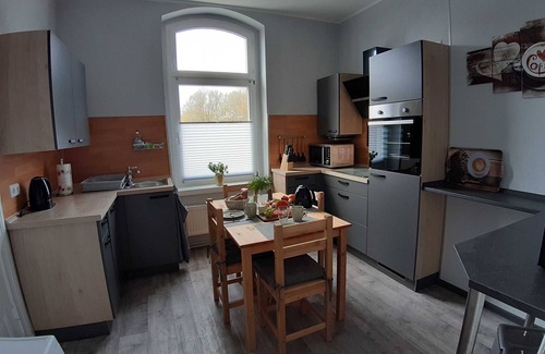 Ueckermuende Appartement | Vacation apartment aft deck