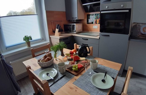 Ueckermuende Appartement | Vacation apartment aft deck