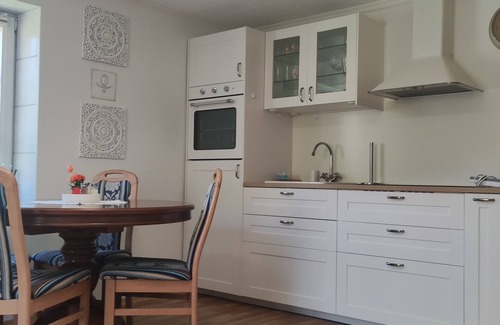 Tetenbull Appartement | Vacation apartment on the North Sea with terrace and garden