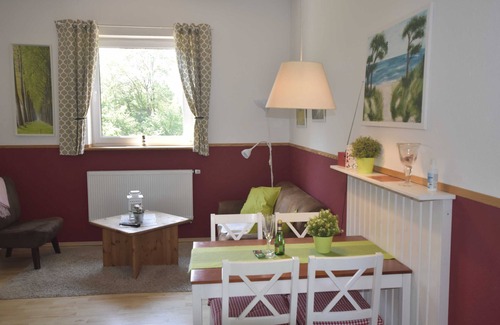 Blowatz Appartement | Apartment OG in the red house on the Baltic Sea cycle path OVS 103 - 2-room apartment (2 pers.) On the upper floor
