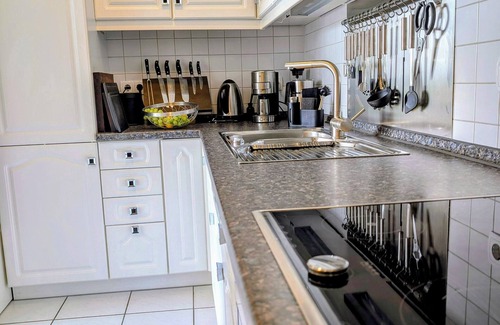 Daisendorf Appartement | Vacation apartment with a view of Lake Constance under palm trees