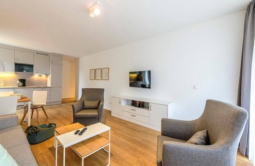 Bensersiel Appartement | Vacation apartment with terrace incl. free use of sauna area & swimming pool - Deichhäuser Anna