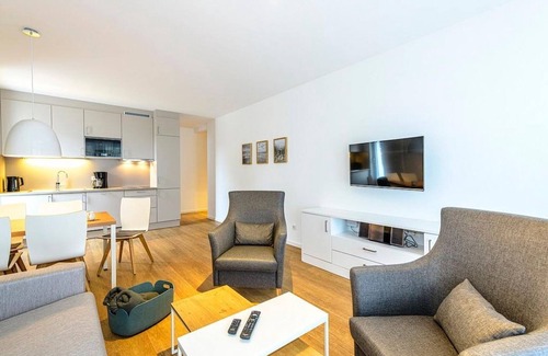 Bensersiel Appartement | Vacation apartment with terrace incl. free use of sauna area & swimming pool - Deichhäuser Anna
