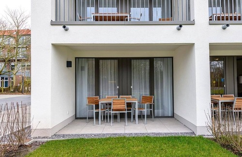 Bensersiel Appartement | Vacation apartment with terrace incl. free use of sauna area & swimming pool - Deichhäuser Anna