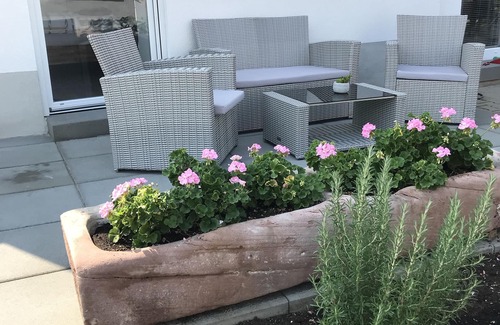 Kleinkarlbach Appartement | Appartement au rez-de-chaussée de la maison de vacances Kling Weinstrasse (120 m²)