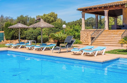 Ses Salines Maison | Maison "Can Bou" avec vue sur les montagnes et la mer, piscine, Wi-Fi, balcon, jardin et terrasse