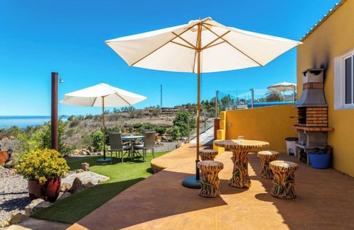 Puntagorda Maison | Maison de vacances "Casa La Viña" avec vue sur la mer, piscine privée et Wi-Fi