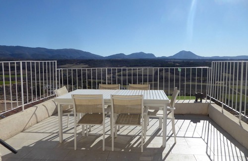 Puimoisson Maison | Vacation Home "Maison De Village" with Mountain View & Private Terrace