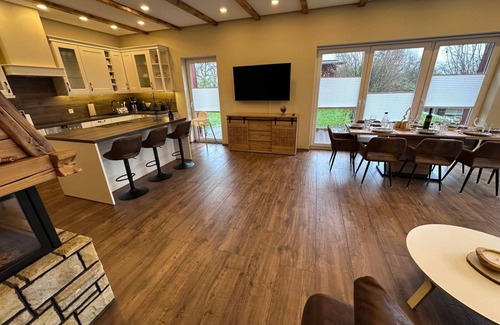 Dolgen am See Maison | Vacation home MILA - with pool, sauna, whirlpool, 5000 square meters of private grounds and