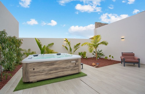 La Orotava Maison | Maison de vacances 'Mojo Surf Yoga House' avec vue sur la mer, terrasse privée et Wi-Fi
