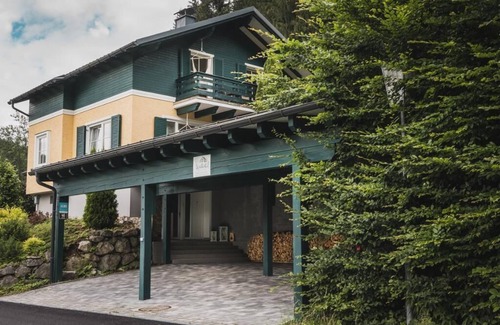Lackenhof Appartement | Maison de vacances non loin du Großer Ötscher avec un balcon et une vue fantastique