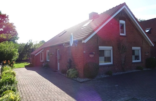 Backemoor Maison | Maison Oll tuun Rhauderfehn 6 Pers Leer Ostfriesland. cabine infrarouge Cheminée