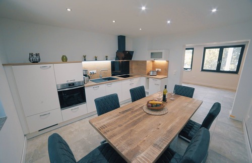 Guestrow Maison | Vacation home on the Inselsee, with private lake access, jetty and bathing facilities