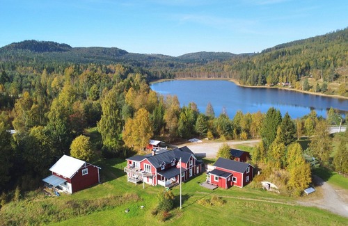 Sundsvall Municipality Maison | Vacation home Ramona - Vacation with lake view & boat near Sundsvall