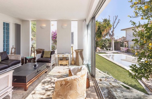 Calamayor Maison | Maison de vacances "Torre Blanca" avec vue sur la mer, piscine partagée et Wi-Fi