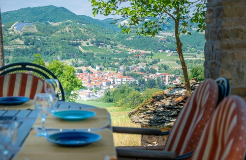 Monastero Bormida Villa | Vacation home with breathtaking views, large garden and pet friendly.
