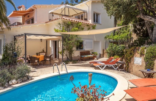 Canyelles Maison | Maison de vacances avec piscine + vue sur la mer + jardin, plage + pacifiques entre Tossa et Lloret