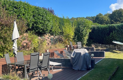 Bad Eilsen Maison | Vacation home with fenced garden & terrace in Bad Eilsen - dogs welcome