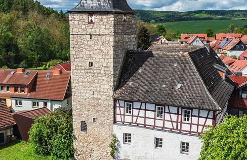 Am Ohmberg Appartement | Vacation in the castle up to 15 pers. Apartment: Burggraf & Himmelsleiter