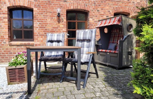 Steffenshagen Appartement | Vacances - repos - nature - mer Baltique - ferme équestre - entreprise familiale! Appartement. N ° 5
