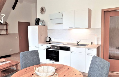 Steffenshagen Appartement | Vacances - repos - nature - mer Baltique - ferme équestre - entreprise familiale! Appartement. N ° 7