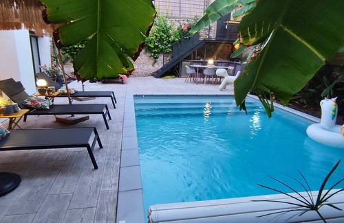Antigone Maison | Vacation rental Montpellier hyper-centre | Maison d'exception 12p piscine clim