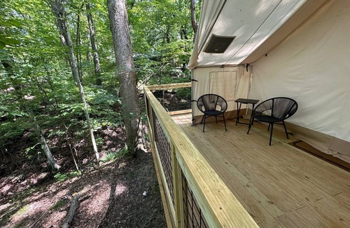 Cuyahoga Falls Location De VR | Valley Overlook - Glamping Tent N2 - the heart of Cuyahoga Valley National Park
