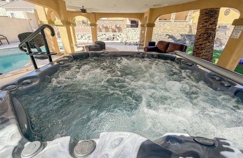 Spring Valley Villa | Vegas Family Escape w/ Pool, Free Spa Heat, Gym, & Game Room, Fun-Filled Villa!