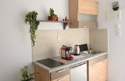 Panormos Appartement | Verano V4 (up to 2 guests) - Cozy apartment 2 minutes (200m) to the beach