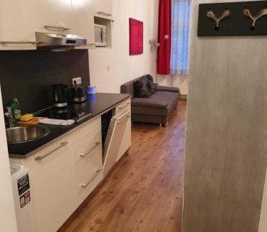 Erdberg Appartement | Vibrant Red Apartment I contactless Check-In