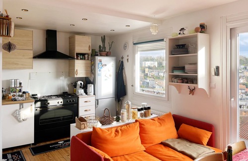 Sainte-Adresse Maison | VIEW OF THE SAINTE ADRESSE VALLEY AND SEA IN THE DISTANCE