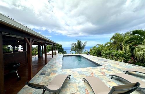 Pointe-Noire Villa | Villa Ô Karet, Vue mer panoramique et Piscine privée