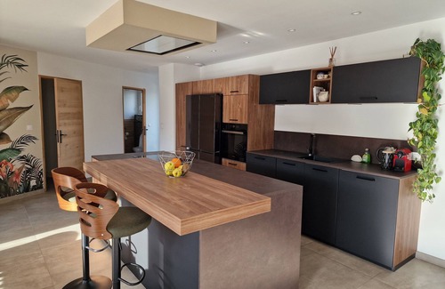 Langlade Villa | villa 200 m2 + appartement 45 m2 dans un superbe jardin exotique avec piscine