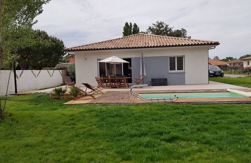 Pontenx-les-Forges Maison | Villa 6 personnes avec piscine proche de Mimizan