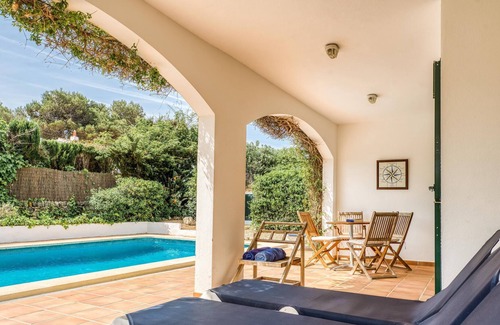 Puerto Luz Villa | Villa Addaia avec vue mer, piscine privée, jardin, terrasse ensoleillée et Wi-Fi