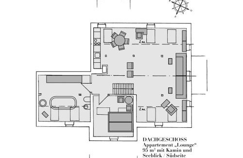 Warnitz Appartement | Villa am Trumpf - Design-Appartements im Naturgarten am See