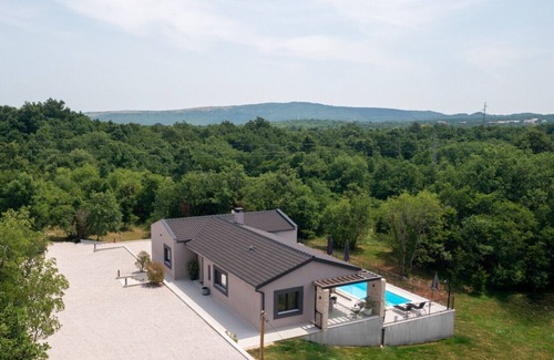 Nedescina Villa | Villa AntheaPaola near Labin - Rabac for 8 people with heated private pool and children playground