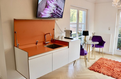 Region Hannover District Villa | Villa am Steinhuder Meer -DZ-Azur- avec pantalon. Cuisine, jardin, wifi