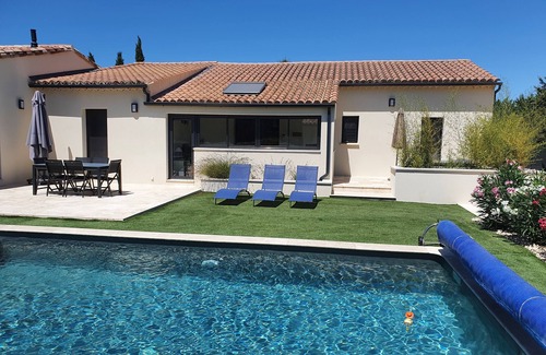 Serviers-et-Labaume Maison | Villa avec piscine en Pays d'Uzès - Pont du Gard